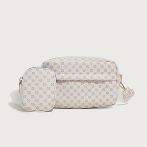 <span class=keywords><strong>Sac</strong></span> à <span class=keywords><strong>bandoulière</strong></span> <span class=keywords><strong>pour</strong></span> femme en cuir PU, grande capacité, portable, 2 en 1, avec <span class=keywords><strong>petit</strong></span> portefeuille rond, B0012 - Product Image 2