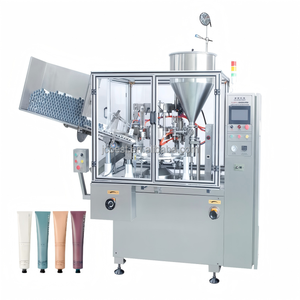 Cosmetic Fully Automatic Lotion & Cream Plastic <b>Stand</b>-up Pouch Filling and Sealing Machine with High Accuracy and High Safety - Product Image 2