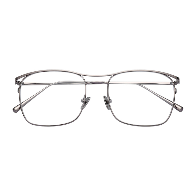Modern Style Women's Fashion Eyeglass Frames Round Optic Metal with Diamond Face Shape Match