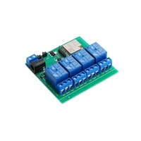 Module de relais WiFi DIYmall ESP32S 4CH ESP32-32U avec antenne WiFi 2.4G 3DBi et câble pigtail pour contrôle intelligent IoT