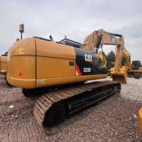 Excavatrice Caterpillar CAT323D d'occasion, excavatrice sur chenilles hydraulique CAT 323D d'occasion, faible nombre d'heures de travail, bon état, à vendre