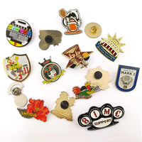 Badge Métallique Électroplaqué Personnalisé en Gros avec Logo ODM/OEM, Souvenir de Voyage, Monument Urbain, Croisière Fluviale, Cadeau Touristique