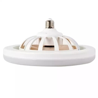Ampoule de ventilateur E27 AC85V-265V, plafonnier 30W, ampoule LED 2 en 1, Design créatif, lampe de ventilateur pour chambre à coucher, bureau, marché de nuit