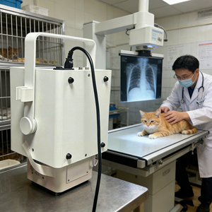 เครื่องเอกซเรย์ระบบดิจิทัลสำหรับสัตวแพทย์ สำหรับโรงพยาบาลสัตว์ คลินิกสัตว์เลี้ยง เครื่องเอกซเรย์แบบพกพาสำหรับแมวและสุนัข - Product Image 2
