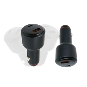 Dc 12V 24V nhanh chóng xe sạc loại C sạc ổ cắm thuốc lá nhẹ hơn thay thế cổng kép USB + Loại C Adapter - Product Image 1