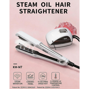 Fer à <span class=keywords><strong>vapeur</strong></span> Komex nouveau style avec étiquette privée, <span class=keywords><strong>lisseur</strong></span> à <span class=keywords><strong>vapeur</strong></span> et à huile, produit innovant pour usage domestique et professionnel - Product Image 6