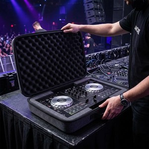 กระเป๋าใส่ Pioneer DJ <span class=keywords><strong>DDJ</strong></span> FLX4 2 Deck Rekordbox Serato Controller แบบแข็ง EVA สำหรับพกพาและป้องกันการกระแทก - Product Image 5