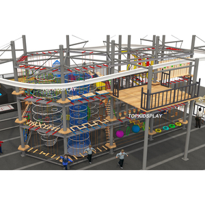 LEO khung trẻ em sân chơi ngoài trời thiết bị giải trí trong nhà Thiết bị dây nhựa kích thước tùy chỉnh vách đá nhựa - Product Image 2