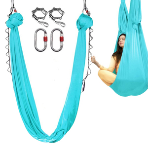 Hamac de yoga en soie Premium EIGFOH YGHK-38 Offre une sensation douce et luxueuse pour un confort inégalé pendant les inversions et les enveloppements - Product Image 2