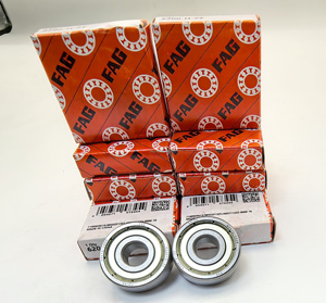 Rodamientos de bolas de ranura profunda de una hilera de larga duración de alta velocidad de la <span class=keywords><strong>marca</strong></span> <span class=keywords><strong>FAG</strong></span> 6200 ZZ 2RS DDU, rodamiento de bolas abierto de Japón - Product Image 5