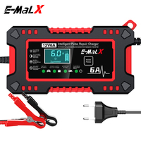Chargeur de batterie à impulsions pour moto E-MaLX 12V6A 2026, réparation de batterie de voiture