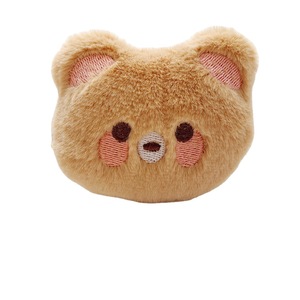 เข็มกลัดและพวงกุญแจตุ๊กตาสัตว์น่ารัก 5 แบบ - รูปกบ แมว กระต่าย หมี สำหรับเด็ก ตกแต่งกระเป๋า - Product Image 5