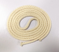 Couleurs personnalisées 3mm 4mm 5mm 6mm bricolage macramé cordon tressé naturel 100% coton corde pour Textile à la maison