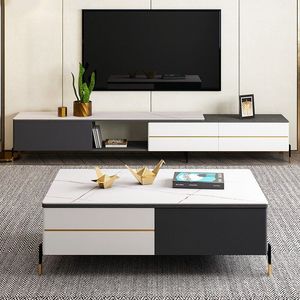 Muebles de Sala de Estar Modernos y de Lujo, Diseño <span class=keywords><strong>Nuevo</strong></span>, Precio de Mayoreo, Mueble para <span class=keywords><strong>TV</strong></span> y Juego de Mesa de Centro - Product Image 1