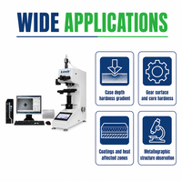 Système de test de dureté Micro Vickers entièrement automatique avec plateau XY motorisé, caméra CCD et logiciel de courbe de durcissement