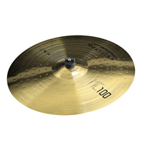 PDMC100 Practical Brass Cymbal Set 14\" 14\" 16\" 18\" 20\" Gong & Cymbals
