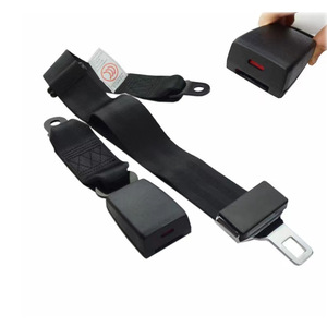 Cinturón de Seguridad de Dos Puntos para Atracciones de Parques de Diversiones, Poliéster Negro con Hebilla ABS para Autos de Choque, Montañas Rusas y Barcos Piratas - Product Image 1