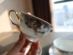 Juego de Café de la Serie Equator Jungle en Oferta, Juego de Té de Porcelana, Juego de Tazas de Cerámica Occidental, Juego de Teteras de Porcelana China - Product Image 6