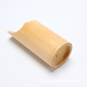 ที่วางตะเกียบไม้ไผ่ทรงกลม ชั้นวางในครัวสำหรับเก็บตะเกียบและช้อน - Product Image 1
