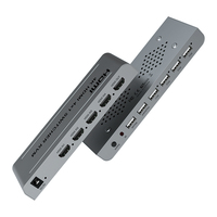 Conmutador KVM USB 4x1 HDTV con Salida HDMI de 4 Puertos y Entrada HDMI, Audio y Video 4K*2K a 30Hz, Certificado ROHS