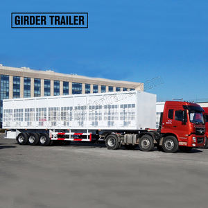 Semirremolque de Acero de 3 Ejes y 40/48 Pies con Cuello de Cisne, Doble Plataforma, para Transporte de Animales, Ganado, 6 Caballos, 60 Toneladas, en Venta - Product Image 2