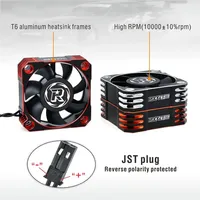 Ventilateur de refroidissement de moteur en métal Surpass Hobby ROCKET-RC 30-50mm (35mm/40mm) 28000/21000/16000/10000RPM pour voitures RC 1/10 1/8 1/12 Unisexe 14