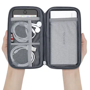 Cable Bag Organizer BUBM Digital Multi Function Tote 20000mAH Power Bank Waterproof Nylon Earphone Digital Storage Bag