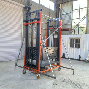 Venta directa de fábrica, plataforma de trabajo aéreo de andamio <span class=keywords><strong>m</strong></span>óvil eléctrico de acero grueso con sistema de elevación hidráulica de Control remoto - Product Image 1