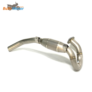 Offroad Titan-Legierung Katalysatorrohr mit Power Bomb für Fantic XMF XEF125 4T 2021+ 32mm Auspuffkrümmer - Product Image 1