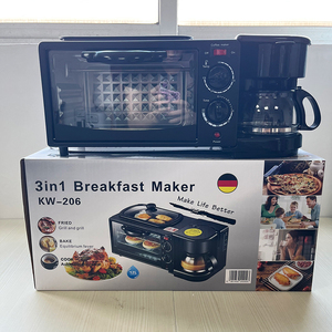 2025新着多機能家庭用調理器具セット<span class=keywords><strong>3</strong></span> in 1朝食メーカーフライパンコーヒーマシントースター朝食メーカー - Product Image 5