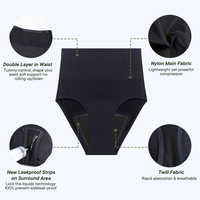 LYNMISS Culotte Menstruelle Gainante Taille Haute en Coton Anti-Fuite avec Contrôle du Ventre