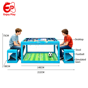 Venta al por mayor de futbolín de mesa para 2 jugadores, máquina de juego de futbolín para niños, segura, sin esquinas afiladas, para cine, restaurante, parque. - Product Image 5