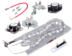 3387747 сушилка нагревательный элемент сушилка нагреватель с 279973 3392519 тепловой предохранитель и 279816 термостат - Product Image 2