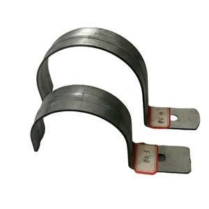 Klem Pipa Tipe U Baja Tahan Karat Berkualitas Tinggi dengan Cincin Bahu dan Panjang Baut yang Dapat Disesuaikan, Buatan China - Product Image 1