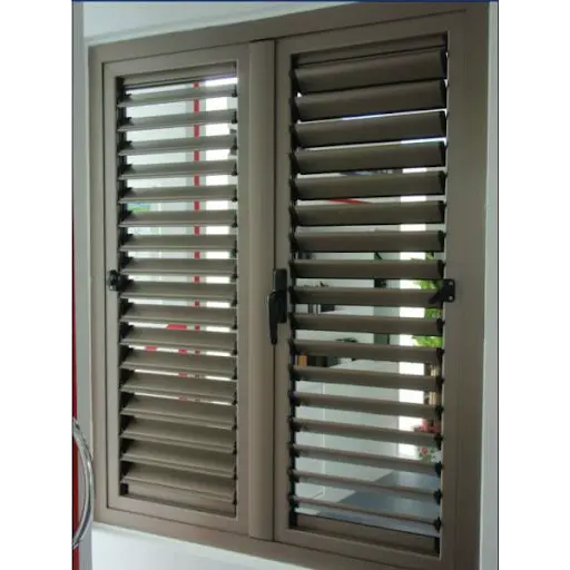 Louver Phần Cứng Bên Ngoài Gỗ Louvers Cửa Sổ Louver 6 Inch