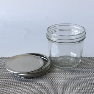 Pot en verre rond vintage réutilisable à fermeture automatique pour la mise en conserve, 250 ml, pot à dessert, pot à sauce - Product Image 3