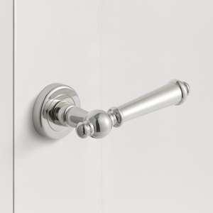 Goo-Ki di lusso francese nichel placcato in ottone PVD in nichel lucido per la Privacy maniglia della porta di fascia alta per finestre <span class=keywords><strong>e</strong></span> maniglie delle porte - Product Image 2