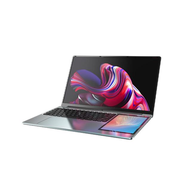 15.6 Inch Business Notebook Dual Screen 7 Inches Touch Screen 1k Display DDR4 16GB Memory 1TB SSD Touch Screen Laptop