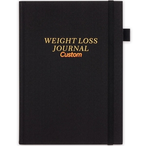 Muestra requerida antes del pedido a granel, diario personalizado de textura de lino, planificador de bienestar para pérdida de peso, diario de ejercicio de entrenamiento - Product Image 3