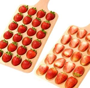 Vassoio in Legno per Uova alla Diavola, Porta Uova alla Diavola, Organizzatore, Vassoio in Acacia per Uova di Gallina, Uova di Pasqua, Formaggio - Product Image 1