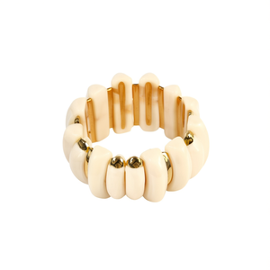 Brazalete de Moda en Acero Inoxidable 316L con Baño de Oro PVD, Sostenible y Resistente - Product Image 2