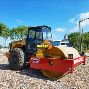 Used Dynapac CA30D CA301 CA251 CC421 Single Drum Tire Roller <b>Gasoline</b>/Cummins Engine High Digging Power 2020Model 75KW Low price - Product Image 1