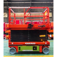 Plateforme élévatrice mobile électrique pour extérieur 4M 6M 8M CE 380V, nacelle élévatrice hydraulique compacte autopropulsée à ciseaux