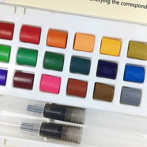 Peintures à l'aquarelle solides <span class=keywords><strong>en</strong></span> <span class=keywords><strong>12</strong></span>/24/36/48 <span class=keywords><strong>couleurs</strong></span> - Product Image 2