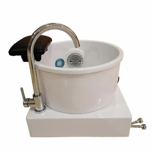 Lumière colorée surf ongles manucure <span class=keywords><strong>piscine</strong></span> acrylique Spa Mobile <span class=keywords><strong>pied</strong></span> thérapie bassin de bain avec système de Jet en acier inoxydable - Product Image 3
