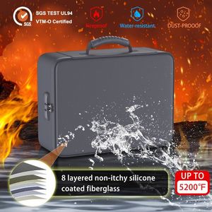 Bolsa de Seguridad Portátil para Documentos, Resistente al Fuego y al Agua, para Dinero y Papeles, Ideal para Viajes y el Hogar - Product Image 2