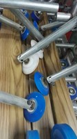 Machine automatique de placage de chants pour panneaux de fibres à densité moyenne (MDF) et panneaux de particules (Panneaux de particules) PUR450 avec revêtement PVC
