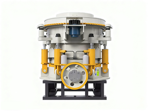 Concasseur à cône hydraulique multicylindre automatique haute capacité bibo pour l'usine de concassage de pierres et d'agrégats miniers - Product Image 3