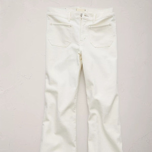 OEM <strong>Women</strong> <strong>White</strong> <strong>Jeans</strong> <strong>Cropped</strong> Wide Leg <strong>Jeans</strong> High Waist Denim <strong>Jeans</strong> for <strong>Women</strong> Factory Wholesale Supply - Product Image 4