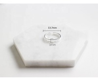 Bagues d'orteil fines et minimalistes en argent sterling 925 pour femmes et filles, bracelet ouvert ajustable, taille 2-4